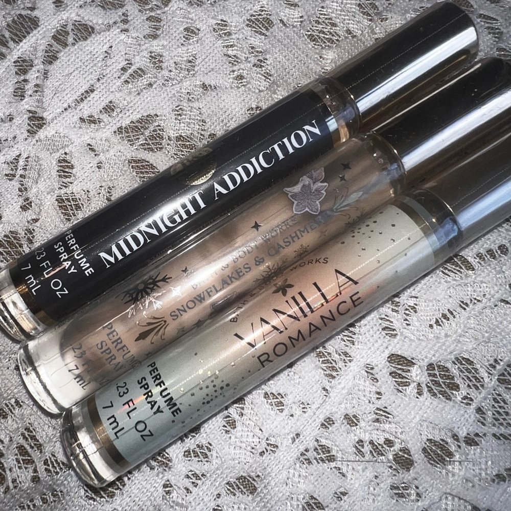Perfume bundle of 3 Bath & Body Works Perfumes
